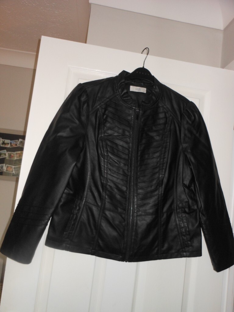 wallis faux leather jacket